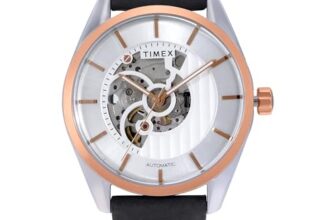 TIMEX Round 44mm Silver Dial Automatic Men Watch – TWEG17502