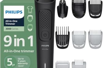 Philips India’s No.1 Men’s Trimmer* | One stroke beard trimming | All-in-One Grooming Kit- Face, Hair, Body | Ear/Nose attachment | Safe for Sensitive Skin | 60 mins runtime | 5yr warranty* | MG3927