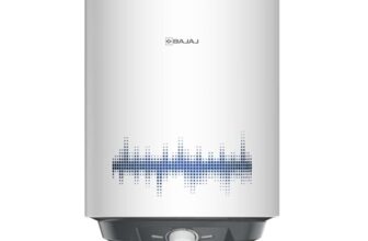 Bajaj Shield Series New Shakti 25L Storage Wall Mount Water Heater for Home, 5-Star Rated Geyser, Child Safety Mode, 10-Year Tank, 6-Year Element, 4-Year Product Warranty (White & Grey)