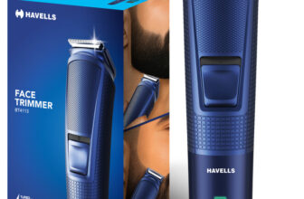 HAVELLS Beard Trimmer Trimmer 120 min  Runtime 1 Length Settings(Blue)