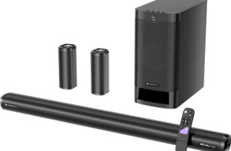 ZEBRONICS Juke Bar 9525,Dolby Audio,Subwoofer & Satellites,BTv5.3,HDMI ARC,OPTICAL,USB,AUX 525 W Bluetooth Soundbar(Black, 5.1 Channel)