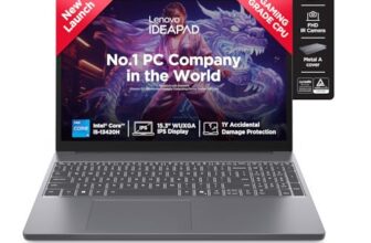 Lenovo IdeaPad Slim 3, 13th Gen Intel Core i5 13420H, 24GB RAM, 1TB SSD, WUXGA IPS, 15.3″/38.8cm, Windows 11, Office 2024, Grey, 1.6Kg, Backlit Keyboard, 1Yr ADP Free, 83K100PLIN/83K1010FIN, Laptop