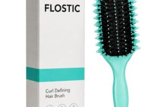 FLOSTIC Curl Defining Hair Brush, Nylon Bristles, Wet & Dry Hair