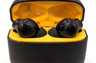 Pods Black Gold Edition Bluetooth 5.3 Wireless Earbuds with ENC Noise Cancellation, 10mm Drivers, 30+ Hours Playtime, Smart Touch Control, Type-C Fast Charging, Deep Bass TWS Earphones (Black)