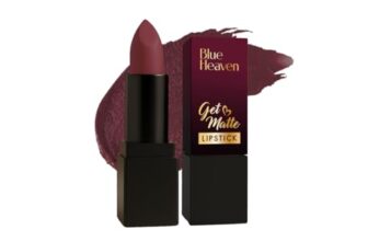 Blue Heaven Get Matte Lipstick | Soft Matte Finish and Lightweight Formula | Intense Pigment | Long-Lasting Lipsticks For Women | 202M| 4gm