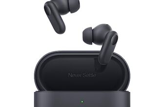 OnePlus Nord Buds 2r True Wireless in Ear Earbuds with Mic, 12.4mm Drivers, Playback:Upto 38hr case,4-Mic Design, IP55 Rating [Deep Grey]