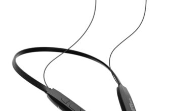 Kratos N1 Neckband Bluetooth Headphones with 30 Hours Playtime with 13mm Drivers, Rich Music Experience, Type C Fast Charging, Neckband Earphones with Voice Assistant & IPX4 Water Resistant