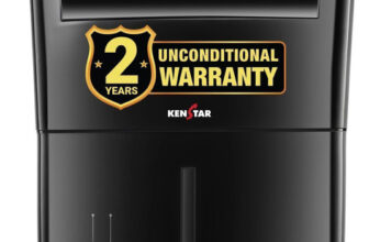 Kenstar Black Pureza. 8 L RO + UV + UF + Copper + Alkaline + Minerals Water Purifier Needs no service for 2 years(Black)