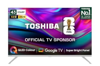Toshiba 108 cm (43 inches) E36RP Series Full HD Smart QLED Google TV 43E36RP