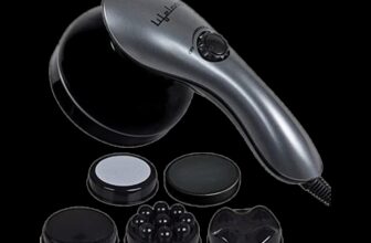 Lifelong LLM171 Powerful Electric Handheld Full Body Massager|Pain Relief of Back, Neck and Foot Massager(Grey)