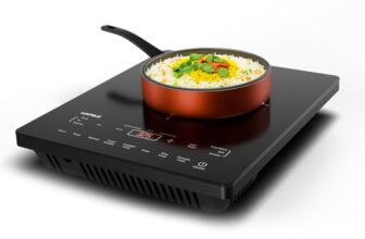 Hafele Magnechef Induction Cooktop |2100W High Power | Ceramic Glass Plate | Auto Cook Menus | Intuitive Touch Control | 2 Year Warranty | Black