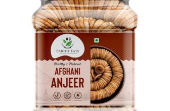 Earthy Eats Premium Afghani Anjeer | Soft Juicy Dried Figs Dry Fruit | No Added Sugar, Rich Source Of Fiber Pack Of 1 | Perfect for Gifting (1000 G)