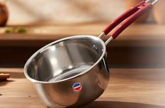 TOSAA Stainless Steel Sauce PAN 14 CM,Premium Stainless Steel for the Modern Kitchen,Safe for Cooking All Types of Foods (1150 ml)