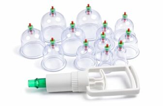 12 Pcs Vacuum Cupping Therapy Set – Massage Suction Cups with Pump for Pain Relief, Muscle Recovery & Relaxation | Reusable Body Massage Apparatus Clear, Transparent