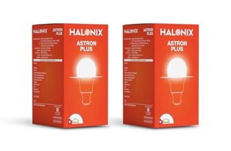 Halonix B22D 10Watt Led Astron Plus (White, Round) Pack of 2 (‎F5BMM030040000000 PK2)