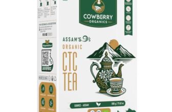 COWBERRY Organic Assam CTC Tea Organic Chai Patti 500 g, Hand-Picked Strong Blend, Lab-Tested 252+ Banned Pesticides, NPOP USDA EU Certified, No Additives & Preservatives