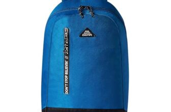 Gear Superior 17″/19L Medium Water Resistant Backpack | Casual Backpack | Daypack | Travel Backpack | College Bag For Men/Women (Blue – Black)