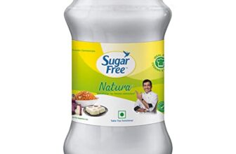 Sugar Free Natura, 1Kg, Jar | Equivalent to Sweetness from 10Kg Sugar | 100% Safe| Scientifically Proven & Tested|Sweet like Sugar but with zero calories|
