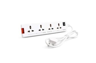 Havells 4 Way Extension Board With Surge & Spike Protection|For Power Requirements Up To 1440W |1.5 Mtr ISI Certified Copper Wire| LED Indicator | Rating -6A, 240V | Home & Office Use, 10 Volts