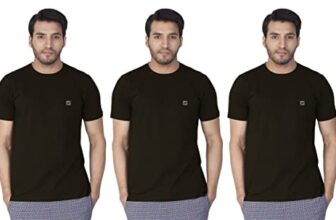 Lux Nitro Men’s Regular Fit Round Neck T-Shirt_Black
