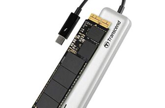 Transcend 960GB Internal SSD for MacBook, JetDrive 825, Thunderbolt 10 Gb/s, AHCI PCIe Gen3 x2, 5 Yrs. Warranty
