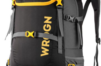 WROGN Trekking Bag For Hiking/Camping/Outdoor Sports with Rain Cover Rucksack  – 65 L(Grey)