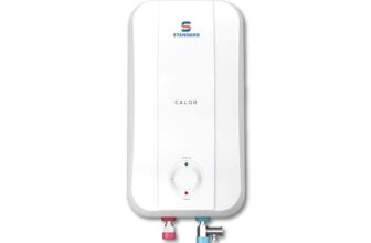 Havells Standard Calor 5 Litre Instant Water Geyser 3000 Watts | Stainless Steel Tank | Rust Proof Body | Automatic Cut Off, 2 Year Comprehensive Warranty (White) By Havells