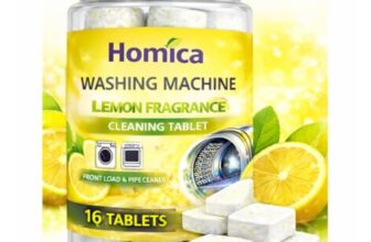 Washing Machine Cleaner Tablets (16 Tablets) | Drum & Pipe Deep Cleaner |Removes Odour, Limescale & Residue | For Front Load & Top Load Fully Automatic Washing Machines | Lemon Scent (Lemon)