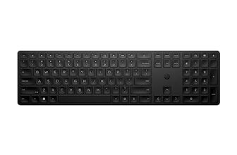 HP 450 Programmable Wireless, Full Size; 3-Zone Layout Keyboard, 2.4 GHz Wireless Connection, Compatible with PCs with Available USB-A Port