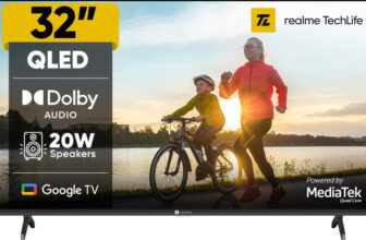 realme TechLife 80 cm (32 inch) QLED HD Ready Smart Google TV(32HDGQRVHSQ)