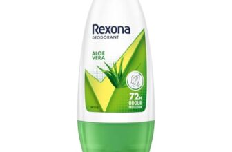 Rexona Aloe Vera Underarm Roll On Deodorant For Women, Antiperspirant, Removes Odour, Keeps Skin Fresh & Clean, Alcohol Free, Skin Friendly, 50 ml