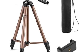 Syvo WT 3130 Aluminum Tripod (133 cm), Universal Lightweight Tripod with Mobile Phone Holder Mount & Carry Bag for All Smart Phones, Gopro, Cameras