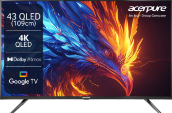 acerpure Nitro Z 108 cm (43 inch) QLED Ultra HD (4K) Smart Google TV with 120 Hz HSR |Android 14 | GTV 5.0 Ref Design ?| Dolby Vision & Dolby Atmos | 40W Sound | HDR10 | 350 Nits | Dual Wi-Fi | Bluetooth 5.0 | Built-in Satellite Tuner | ALLM | VRR | MEMC | CEC 2.0 | AIPQ Chipset | AI Content Generat