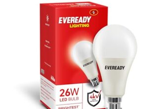 Eveready 26W Led Bulb | 65K Lumen | 4KV Surge Protection | B22d 90Lm/W | Pack of 1
