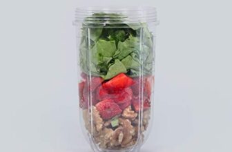 Wonderchef Nutri-Blend Long, High, Transparent Big Jar 500ml Compatible with NB Smart Photon Snowflake Bolt 2 Jar Go Durable Replacement Jar for Smoothies Dry Grinding Blending