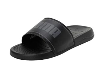 Puma unisex-adult Slide Max Black-Cool Dark Gray Slide Sandal – 9 UK (39453701)