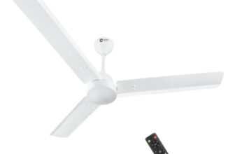 Orient Electric Newly launched 1200 mm Uno BLDC | BLDC energy saving ceiling fan with Remote |BEE 5-star rated | Saves up to 50% on electricity bills | 3-year warranty by Orient | White