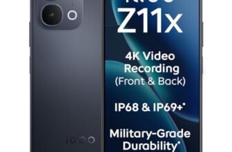 iQOO Z11x 5G (Titan Black, 8GB RAM, 128 GB Storage)