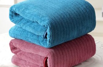 Story@Home Towels for Bath Large Size | Microfiber Towels for Bath | Towel Set of 2 | 400 GSM | 70 x 140 cm | Pink and Blue | Bath Towels for Men, Women & Kids | Gym Towel | Perfect for Everyday Use