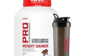 GNC Pro Performance Weight Gainer & Black Shaker (Double Chocolate, 3 Kg with Shaker)