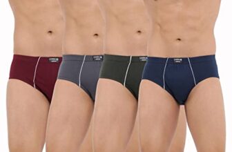 Dollar Bigboss Men’s Cotton Assorted Pack of 4 Brief (8905474829435_MBBR-03-MIDASUE-PO4-CO1-Large), Multicolour