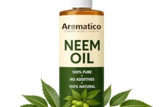 AROMATICO Cold Pressed Neem Oil for Hair, Scalp & Skin – Neem Hair Oil for Dandruff, Scalp Care & Hair Growth | Natural Plant Care Oil | 100ml