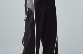 QUTUN Striped Men Black Track Pants