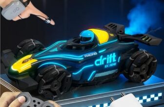 GRAPHENE RC 4×4 Formula F1 Drift Smoke Stunt 4WD Remote Control Car Toy for Kids 1:14 Scale 2.4Ghz Hand Sensor Gesture 360° Rotation 3 Lights Music Spin Sports Racing Cars 4+ 5+ 6+ Boys Girl Adults