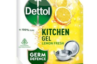 Dettol Dishwash liquid and Kitchen Gel || Cuts Tough Grease || Remove germs || Lemon Fragrance ||1500ml (Refill Pack)