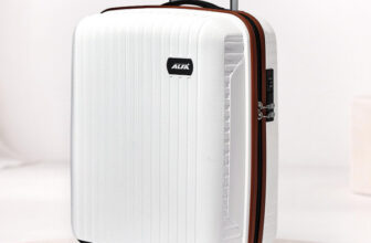 ALFA by VIP Excel Secure Hard Side Luggage | Trolley Bag With Flushed Combination Lock Cabin Suitcase 8 Wheels – 21 Inch