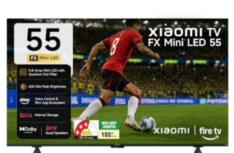 Xiaomi 138 cm (55 inches) Smart TV MiniLED QLED Fire TV L55MC-FSMIN