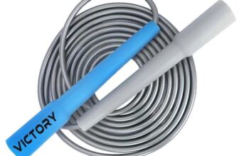 VICTORY Adjustable Skipping Rope for Men and Women for Kids Jumping Rope for Exercise, Gym Fitnes Freestyle Skipping Rope (Blue),Rubber