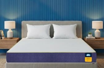 Centuary Mattresses Sleepables 6-Inch King Size Orthopedic Memory Foam Back Support Pressure Relieving Roll Pack High Resilience (HR) Foam Mattress | 10 Years Warranty | (78x72x6)