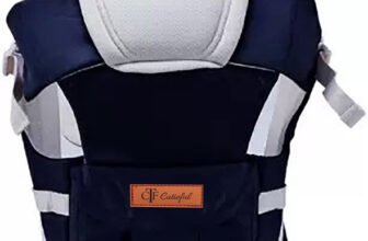 Cutieful High Quality Bag with Strong Belt 4 in 1 Position Baby Carrier(Nevi Blue, Front carry facing out)